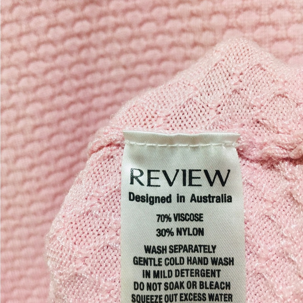 Review Sweater Knitwear Size 14 Pink - Picture 5 of 5